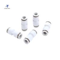 Raccord pneumatique à enfoncement rapide à une touche Xingchen Factory Direct, série PU droite filetée, 4 mm, 6 mm, 8 mm, 10 mm pour tuyau d'air