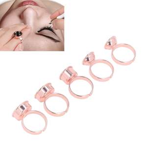 Anillos de pegamento de pigmento reutilizable, taza de tinta, maquillaje permanente, soporte para extensiones de pestañas para proveedor de Microblading - Product Image 4