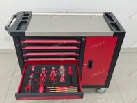 Gabinete de Herramientas de 7 Cajones con Certificación CE 258 Piezas Carro de Herramientas para Taller Automotriz y Reparación de Autos con Soporte OEM OBM Caja de Herramientas