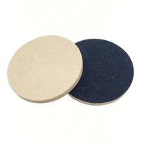 Tampons de polissage diamantés en 3 étapes, tampons de lustrage ronds de 4 pouces pour pierre, granit, marbre, quartz, personnalisables, support OEM - 001