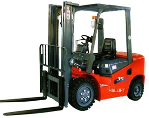 Carretilla elevadora diésel HSLLIFT 2025 Isuzu, capacidad de 3000KG, motor EPA Euro 5, emisiones de 4500mm, accesorio para carretilla elevadora con mástil de contenedor - Product Image 1