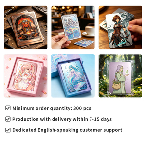Tarjetas Coleccionables de Metal de Anime y Fantasía Personalizadas de Fábrica, Tarjetas Coleccionables con Personajes de IP Impresas en HD para Artículos de Fanáticos - Product Image 6