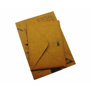 Cahiers à reliure cousue avec couverture en papier kraft créatif, écriture fluide, format personnalisé, se pose à plat pour la planification quotidienne personnelle - Product Image 1