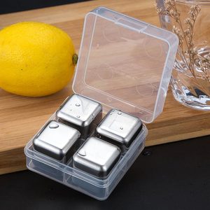 Accesorios de Bar de Metal Reutilizables, <span class=keywords><strong>Espejo</strong></span> para Herramientas, <span class=keywords><strong>Cubo</strong></span> de Hielo para Whisky Sostenible - Product Image 2
