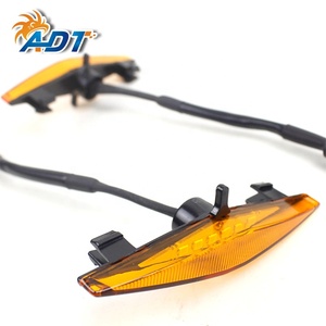 ไฟหน้า LED ADT แบบกระจังหน้าสีเหลืองอำพัน พร้อมกรอบสีดำรมควัน สำหรับกระจังหน้า 4Runner TRD Pro ปี 2014 2015 2016 2017 2018 2019 - Product Image 2