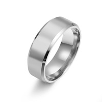 Hochwertige 4 Farben Anti Fade Titan Stahl Ring Rohlinge Beliebte Günstige Edelstahl Band Ring Für Männer