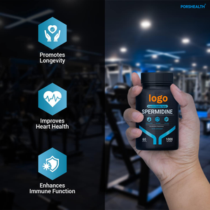 Vegan capsules met spermidine, ter ondersteuning van de spijsvertering en de immuunkracht, voor de gezondheid van de darmen, aanpasbare dosering voor volwassenen - Product Image 2