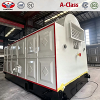 Ketel Uap Tabung Air Horizontal Berbahan Bakar Batubara Biomassa Tipe Paket DZH