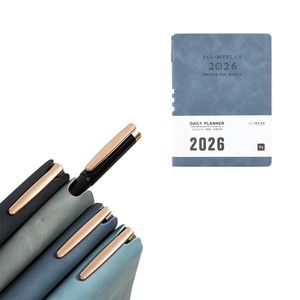 2026 <b>Diary</b> Planner Custom Logo Customization Leather Hardbound A5 <b>A6</b> B5 Thick Notebook with Yearly Calendar - Product Image 1