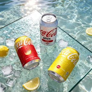 Vente chaude de Hong Kong Boissons gazeuses <span class=keywords><strong>Coca</strong></span> Cola Saveur de citron Boisson exotique Snack - Product Image 4