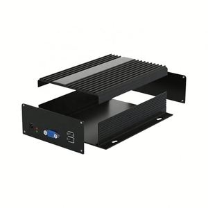 EBM Aluminum Alloy <b>Enclosure</b> Silver Custom Electric Junction Box IP54 Protection Model HF-A-4 Extruded Aluminum Profile - Product Image 5