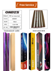 Film de lamination en vinyle adhésif PET PPF mat chromé satiné caméléon blanc vert pour enveloppement de carrosserie automobile - Product Image 3