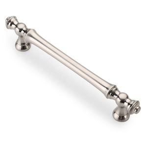 Puxador de metal europeu para armário de cozinha, porta para móveis, 128 mm, preto fosco, 3768 - Product Image 1