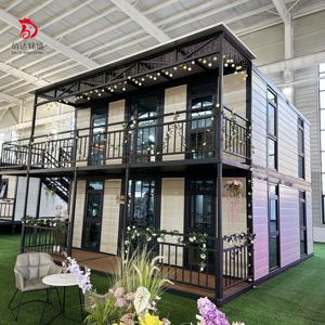 <span class=keywords><strong>หลังคา</strong></span>แบ<span class=keywords><strong>น</strong></span>สองระดับหรูหราขยายได้, 20FT <span class=keywords><strong>บ้าน</strong></span>ภาชนะบ้า<span class=keywords><strong>น</strong></span>พับได้พร้อมม่า<span class=keywords><strong>น</strong></span>บังแดดและระเบียง - Product Image 1