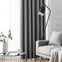 Venta caliente moderno impreso poliéster listo hecho cortinas de la ventana del hogar para los niños sala de estar dormitorio