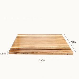 เขียงไม้ทรงหนังสือ ดีไซน์สร้างสรรค์ ทำจากไม้กระถินเทศ ใช้เป็นถาดเสิร์ฟ ตกแต่งเคาน์เตอร์ครัว - Product Image 2
