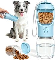 Bouteille d'eau portable pour chien, récipient alimentaire, anti-fuite, sans BPA, écologique, avec couvercle, bol d'eau de voyage pour chiot, essentiels pour la promenade