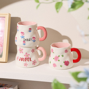 Tazza in Ceramica Lelyi Stile Cartoon Carina e Fresca, Creativa e di Alta Qualità, Tazza da Caffè dal Design Unico per Ragazze - Product Image 1