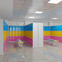 Casier de rangement en plastique pour piscines, casiers à bracelet pour les lieux publics, casiers étanches pour les usines alimentaires