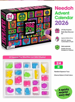Calendrier de l'Avent Sensoriel Anti-Stress 24 Jours en TPR – Jouet Coloré pour Enfants de 3 Ans et Plus – Boîte Cadeau