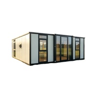 Casa Container Espandibile Prefabbricata per Europa, Standard di Fabbrica Cinese, 1-4 Camere da Letto, Uso Ufficio, Hotel, Palestra, Design Contemporaneo