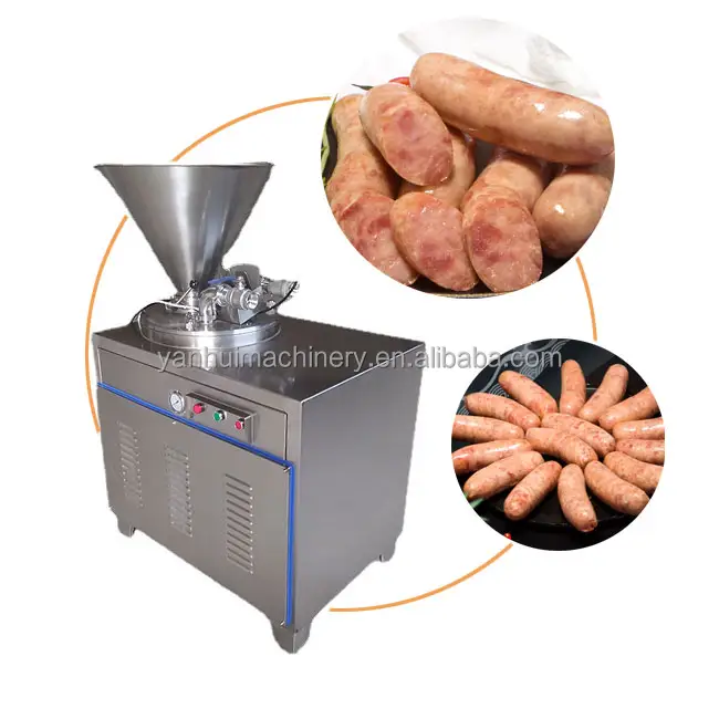 Otomatik vakum Hot Dog sosis yapmak ve doldurma makinesi bağlamak