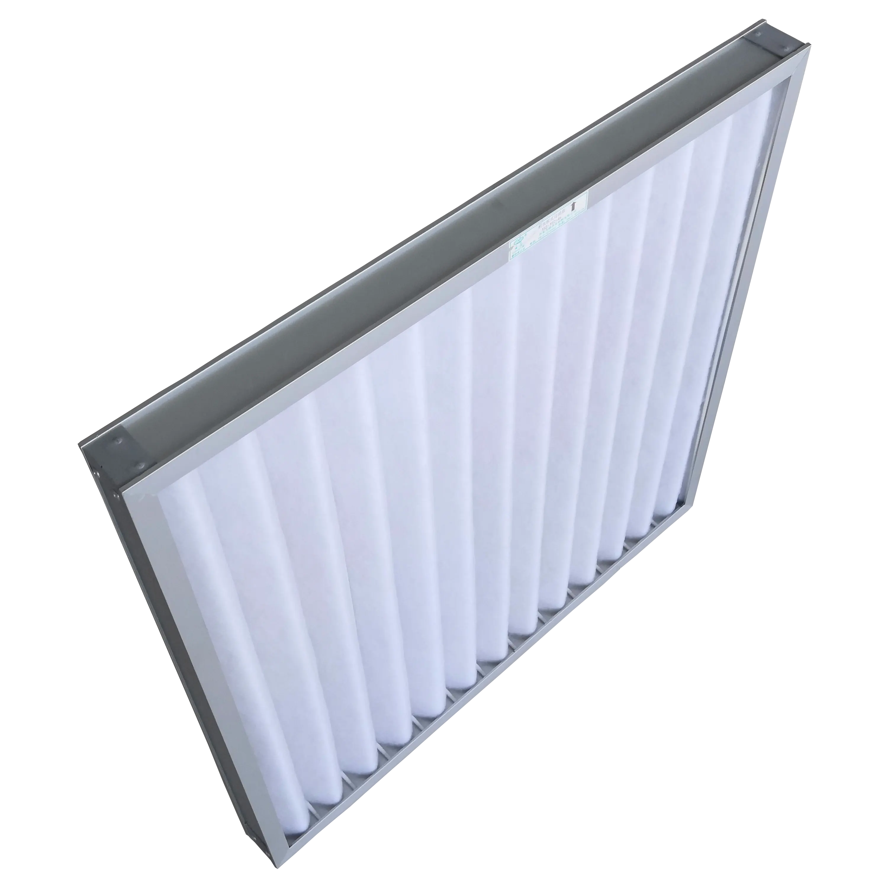 Wholesale Initial Effect Plate Aluminum Frame / Galvanized Fold Air Filter