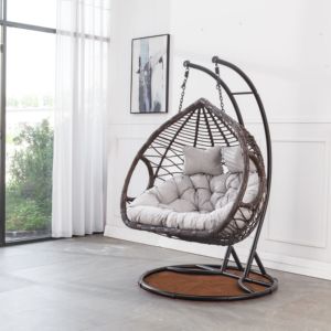 Rotin tissé meubles maison mode panier suspendu <span class=keywords><strong>style</strong></span> moderne tissé rotin suspendu <span class=keywords><strong>chaise</strong></span> berceau balançoire extérieure - Product Image 4