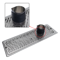 Bac à gouttes en acier inoxydable pour café, restaurant, bar à cocktails, brasserie, avec drain, pour cuisine domestique, évier dissimulé, distributeur d'eau