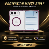 Coque de téléphone transparente antichoc pour IPHONE DUO PC TPU Antidérapante Anti-transpiration Anti-traces de doigts