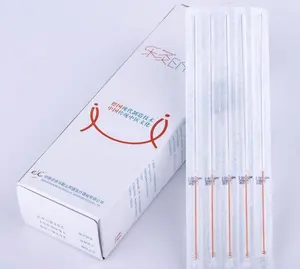 Le Jiu Merek Tebal Akupunktur Jarum Yuan-Li Jarum 100 Pcs/Kotak Tanpa Tube