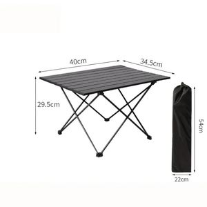 Table pliante portable légère en alliage d'aluminium pour repas en plein air - Product Image 2
