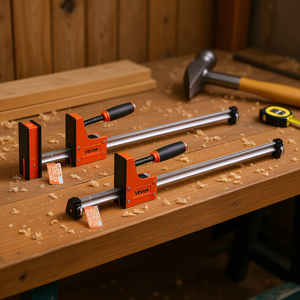 Juego de Abrazaderas Paralelas Vevor de 36 Pulgadas, Abrazadera Tipo F de Acero al Carbono, Capacidad de Carga de 1500 Libras, Abrazaderas Ajustables para Trabajar la Madera - Product Image 2