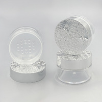 Boîte vide en plastique pour poudre libre, avec compartiments divisés, emballage cosmétique, 20g, pour poudre pressée en gel