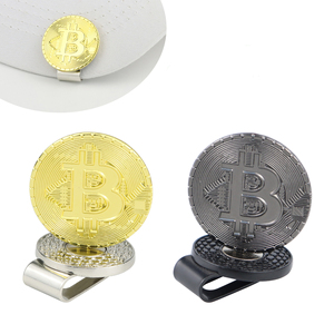 Clip Magnético Premium para Gorra de Golf con Marcador de Bola Cripto, Clip Metálico Dorado y Negro para Gorra de Golf, Regalo Deportivo Único para Golfistas - Product Image 1