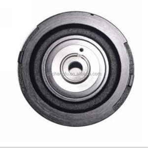 11232247565 GULORSE caucho negro Auto motor piezas cigüeñal polea para <span class=keywords><strong>BMW</strong></span> <span class=keywords><strong>E46</strong></span> <span class=keywords><strong>N47</strong></span> - Product Image 1