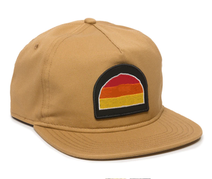 Casquette de baseball à 5 panneaux non structurée à profil bas en toile de coton vintage avec logo brodé personnalisé - Product Image 1