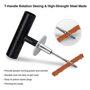 Sửa Chữa Lốp <span class=keywords><strong>Kit</strong></span>, 102 Pcs Nhiệm Vụ Nặng Nề Lốp Cắm <span class=keywords><strong>Kit</strong></span> Cho Xe Hơi, Phổ Lốp Vá <span class=keywords><strong>Kit</strong></span> Để Sửa Chữa thủng - Product Image 4