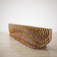 Table en bois paramétrique, mobilier paramétrique CNC, bureau d'accueil paramétrique, mobilier de design paramétrique, OEM ODM