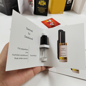 Tùy chỉnh 1.5ml 3ml 5ml phun chai thủy tinh lọ giấy Hội Đồng Quản Trị Nước Hoa Tester mẫu thẻ - Product Image 5