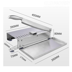 Scie à os de <span class=keywords><strong>boucherie</strong></span> manuelle Machine de découpe de viande Trancheuse de coupe d'os de viande d'os pour acier inoxydable - Product Image 5