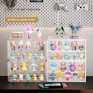 Support de rangement pour boîte mystère, capacité 6-10L, design européen, multicouche, transparent, anti-poussière, fait main, moulé par injection, <span class=keywords><strong>Pop</strong></span> - Product Image 4