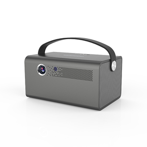 Proyector de Cine en Casa Mini, <span class=keywords><strong>Full</strong></span> <span class=keywords><strong>HD</strong></span> 3D 4K LED DLP Inteligente con Sistema Android 9.0, Batería Integrada, WIFI de Doble Banda, para Teléfono Móvil - Product Image 2