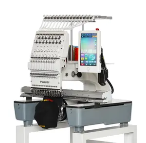 FUWEI 10" Touch Screen Computer Servo motor portable hat computer embroidery machine price