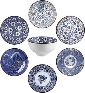 ชุดชามเซรามิกสีน้ำเงินขาวขนาด 4.5 นิ้ว สำหรับใส่อาหารกลับบ้าน บรรจุในกล่องของขวัญ เหมาะสำหรับแจกเป็นของที่ระลึก - Product Image 2