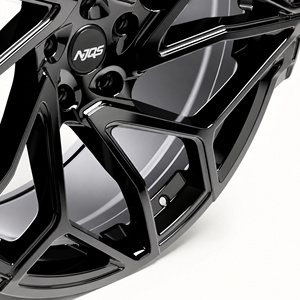 Jantes forgées NJQS pour <span class=keywords><strong>Smart</strong></span> <span class=keywords><strong>Fortwo</strong></span> Sport, noires, pour voiture de tourisme, 18, 19, 20, 21, 22 pouces, nouvelles jantes en alliage d'aluminium NETA GT - Product Image 5