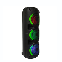 Boîte de son DJ portable sans fil professionnelle rechargeable avec télécommande et LED RGB pour haut-parleurs Bluetooth 5.0