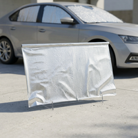 Feuille d'isolation réfléchissante écologique multicouche en aluminium/MPET renforcé de fibre de verre/filet polyester 95-97%