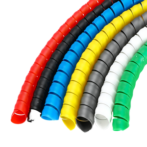 Flexible PE Spiral Tube <b>Wrap</b> Cable Management Sleeve Computer Wire Manage Cord 3 Meters Length <b>Black</b> Ruicheng Brand 8mm - Product Image 1