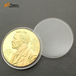 เหรียญสะสมที่ระลึกของ <span class=keywords><strong>Nobel</strong></span> ของที่ระลึกศิลปะโลหะชุบทองของตกแต่งบ้านเหรียญ - Product Image 6